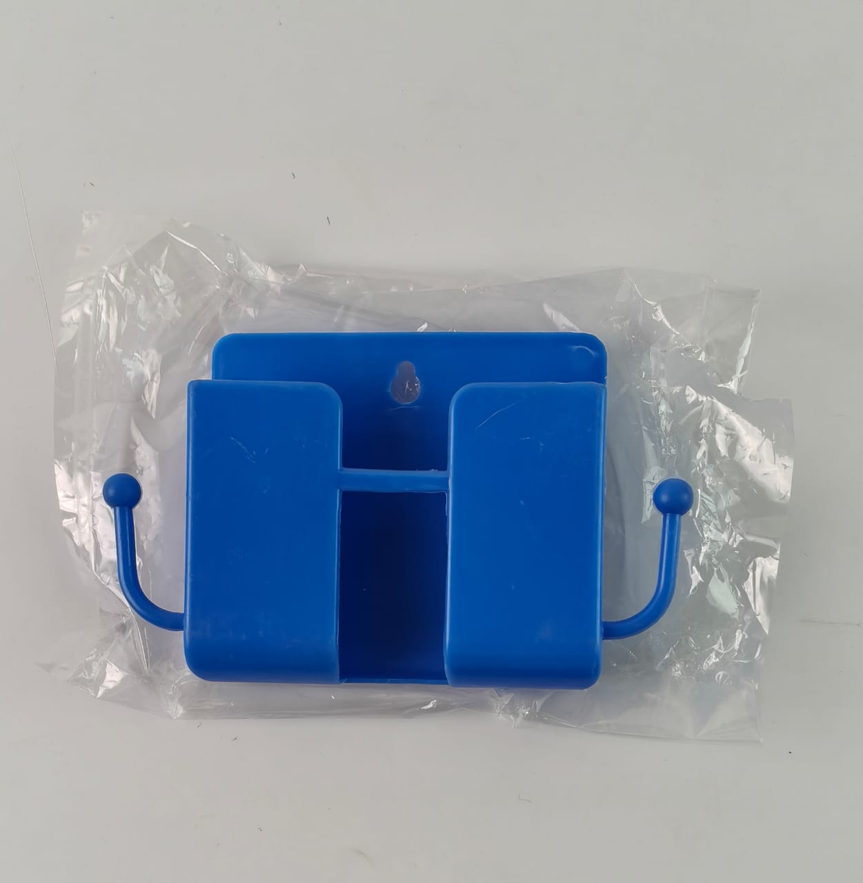 1 Pc Blue Wall mount Mobile Stand With Hook 1 Pc Blue Wall mount Mobile Stand With Hook